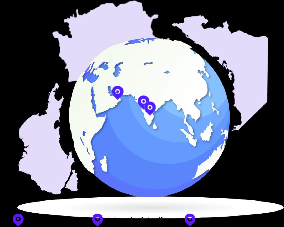 Global Network - Our presence in Dubai, Bangalore, and Mumbai